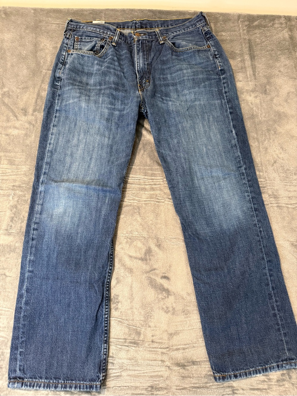 Levi's 514 Men's Blue Straight-Leg Jeans 36x30